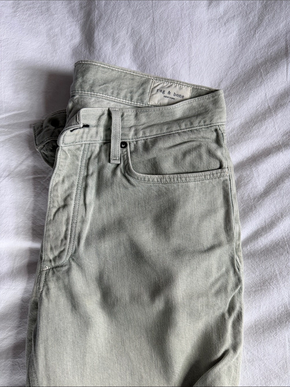 rag & bone Men's Light Sage Chinos